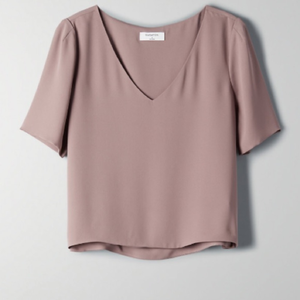 Artzia Babaton Randy Top Size XS in Shadow Mauve